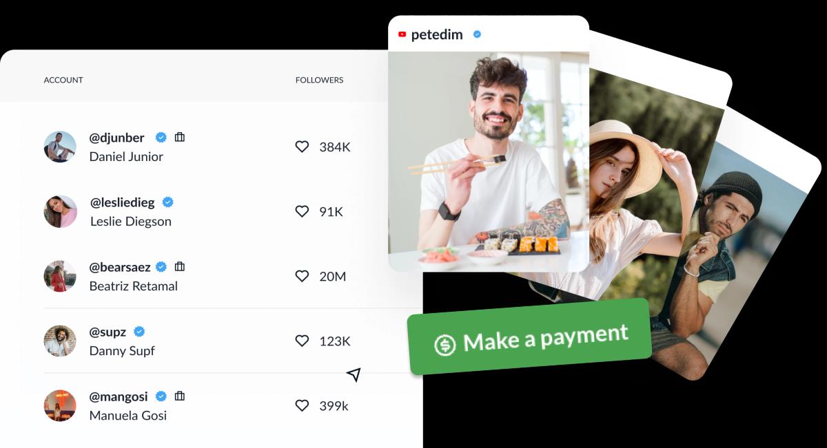 Streamline your influencer payments process with the influencer payment platform