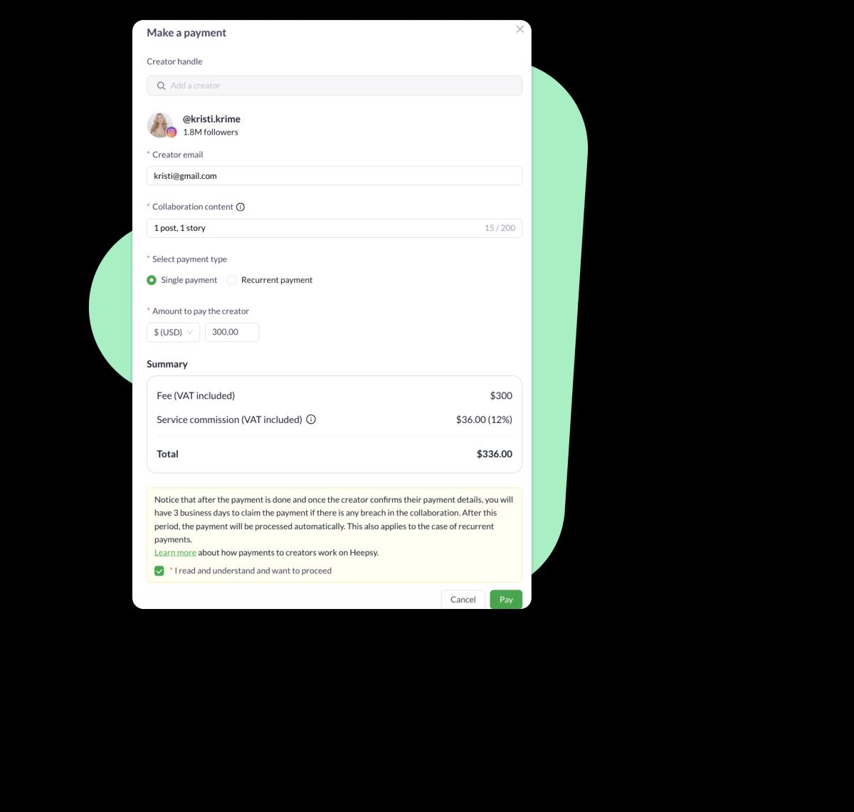 Simplified Payments